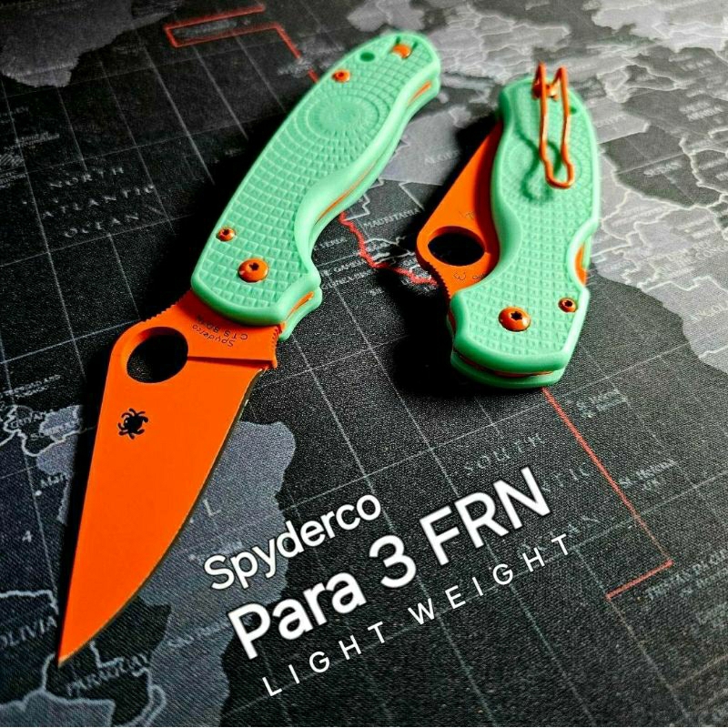 มีดพับ Spyderco Para3, Light Weight, FRN, C223