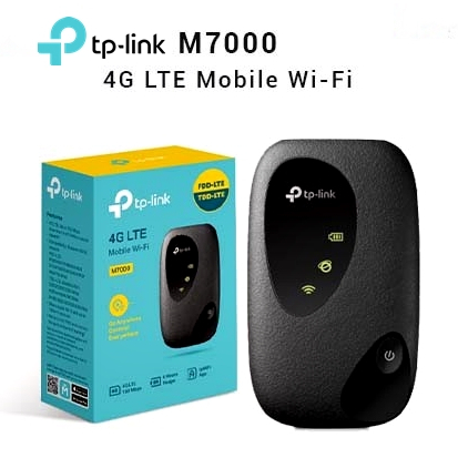⚡️พ็อคเก็ตไวไฟ⚡TP-LINK (M7000) 4G LTE Mobile Wi-Fi Pocket พกพาไปได้ทุกที่ (4G LTE Mobile Wi-Fi) ใส่ซิมแล้วใช้ได้ทันที