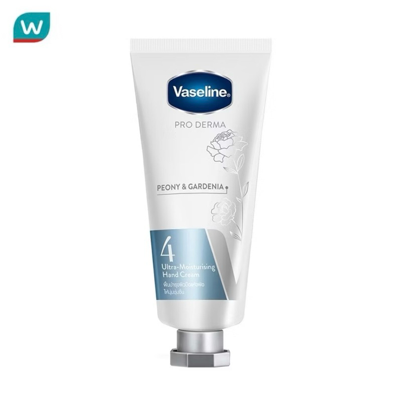 [ซื้อในไลฟ์ลด50%ของแท้] Vaseline วาสลีน พีโอนี แอนด์ การ์ดิเนีย อัลตร้า-มอยส์เจอร์ไรซิ่ง 4 37 มล.