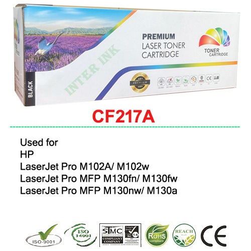 หมึกพิมพ์ CF217A (สีดำ) Full Color