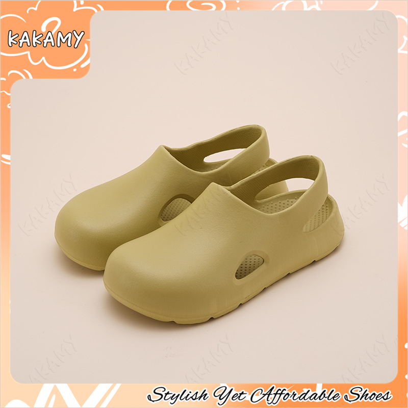 KAKAMY รองเท้าแตะหัวโต พื้นนุ่มสบายรองรับเท้าได้ดีเยี่ยม รองเท้าแตะแฟชั่นกันลื่นสำหรับผู้หญิง - รูปที่ 5