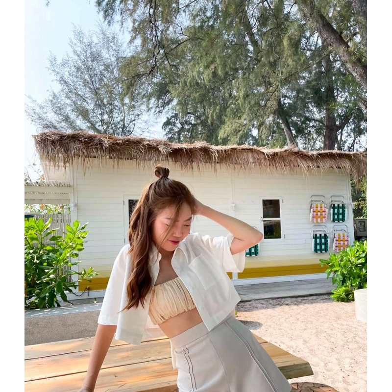 🫶🏻 theblancpale lee shirt มือ 2