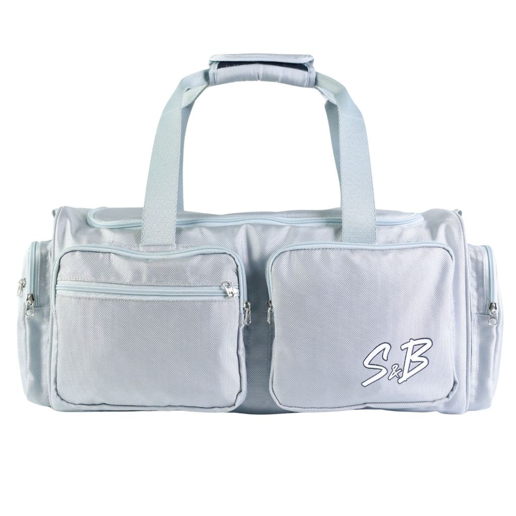 กระเป๋ากีฬา สะพายไหล่ กระเป๋าอเนกประสงค์ สีเทาเงิน - S&B Ultility Duffel Bag 'Sliver Grey'