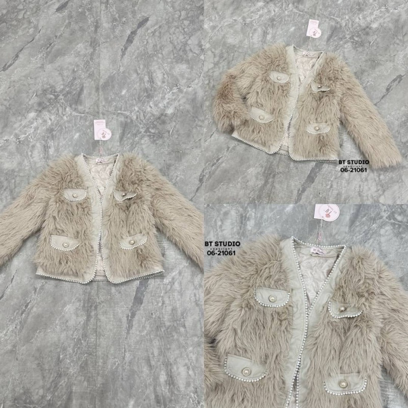 BT studio เสื้อคลุมขนเฟอร์#06-21061