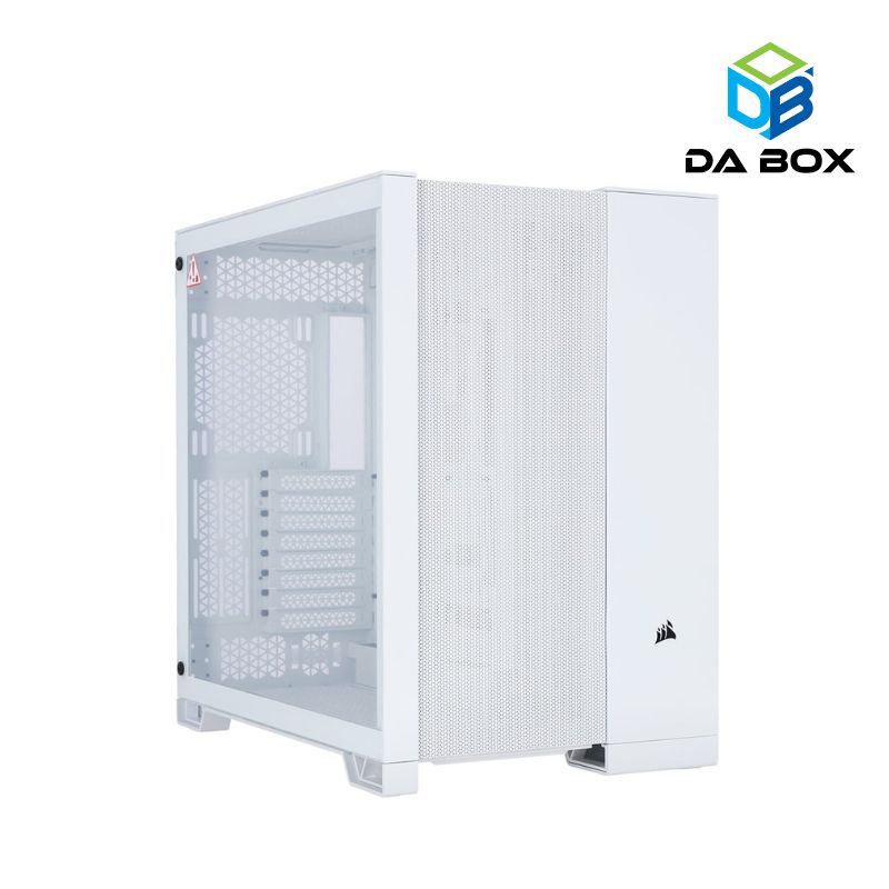 CORSAIR CASE 6500D AIRFLOW WHITE TEMPERED GLASS MID-TOWER : CC-9011260-WW (E-ATX)