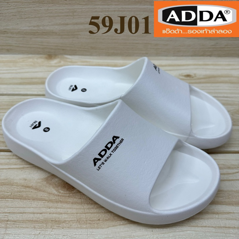 ADDA 59J01 รองเท้าแตะสวม แอ๊ดด้า size7-10 สวย เบา ใส่สบาย ไม่ลื่น
