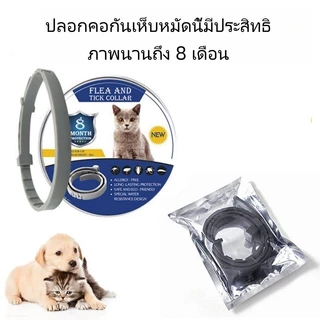 🐾 ปลอกคอกันเห็บหมัด 🐶🐱 สำหรับสุนัขและแมว 🐕🐈 ป้องกันยาวนานถึง 8 เดือน 🌟 ปลอดภัย ไร้กังวล 🎉