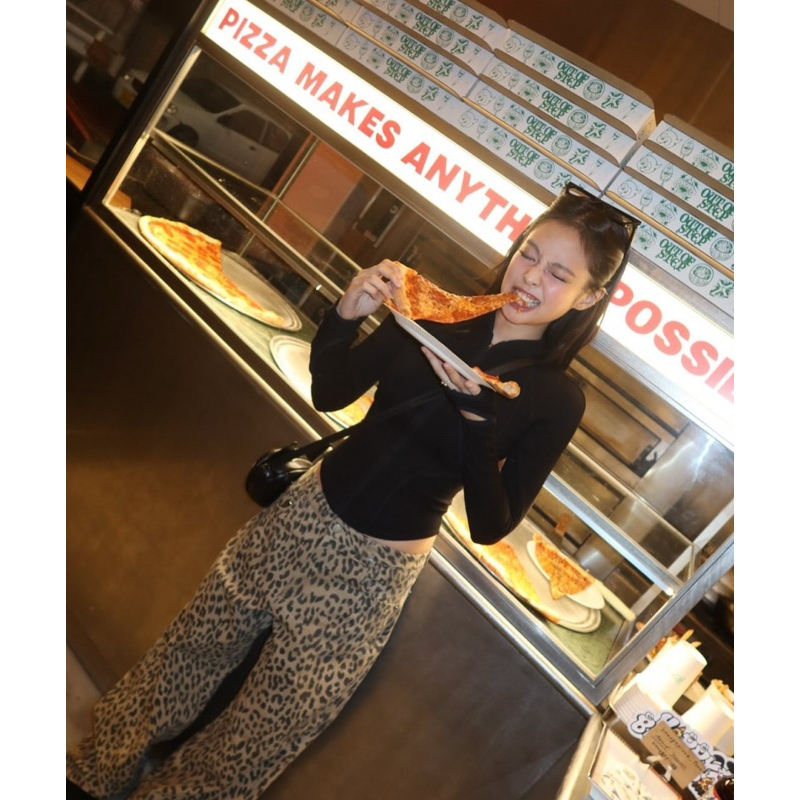 🇰🇷 พรี Ordes Leopard Straight Pants