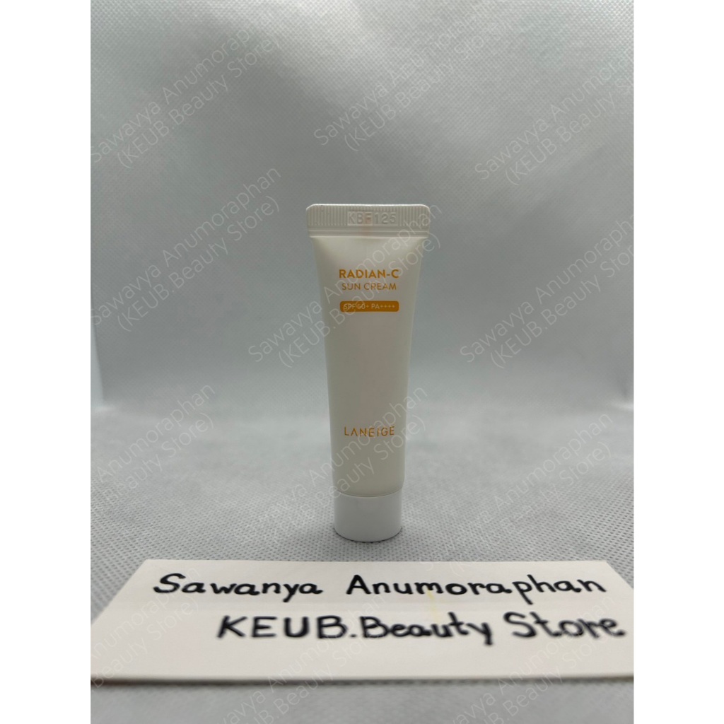 ✅️ของแท้ ฉลากไทย Laneige Radian-C Sun Cream SPF 50+ PA++++ สูตรใหม่ Radian C RC 10ml.