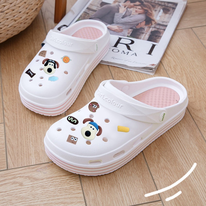 ใหม่ รองเท้าแตะผู้หญิงแฟชั่น ทรงหัวโตยอดฮิตใส่กันเยอะมาก รุ่นนี้โทนสีสวยพาสเทลเลย น้ำหนักรองเท้าเบา ยางนิ่มๆแถมฟรีตัวติด