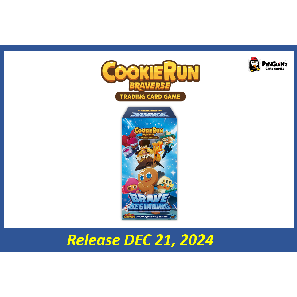 *พร้อมส่ง*[Cookie Run Tcg] Cookie Run Braverse Booster Box [Brave Beginning] (Eng ver.) - การ์ดคุกกี้รัน ภาษาอังกฤษ