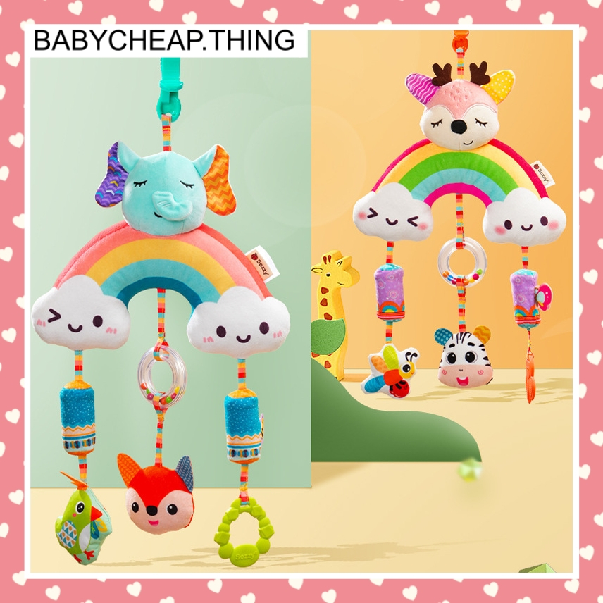 โมบายแขวนแปล แขวนรถเข็นสีสันสดใสลายน่ารัก (Doll53)