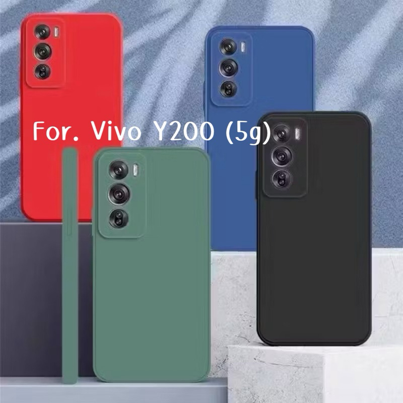 พร้อมส่ง Vivo Y200(5g) / V40lite Tpucase กำมะหยี่ กันกล้อง วีโว่ เคส Y200 (5g)