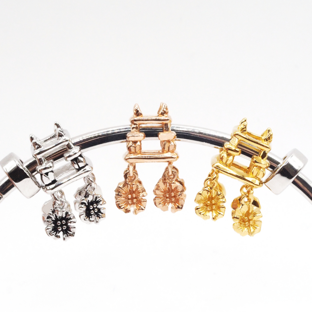 PHYA GP Happiness charm 囍 Shuang xi - Double Happiness : ชาร์มอักษรจีน ฉี (มีความสุข) เงินแท้ - รูปที่ 5