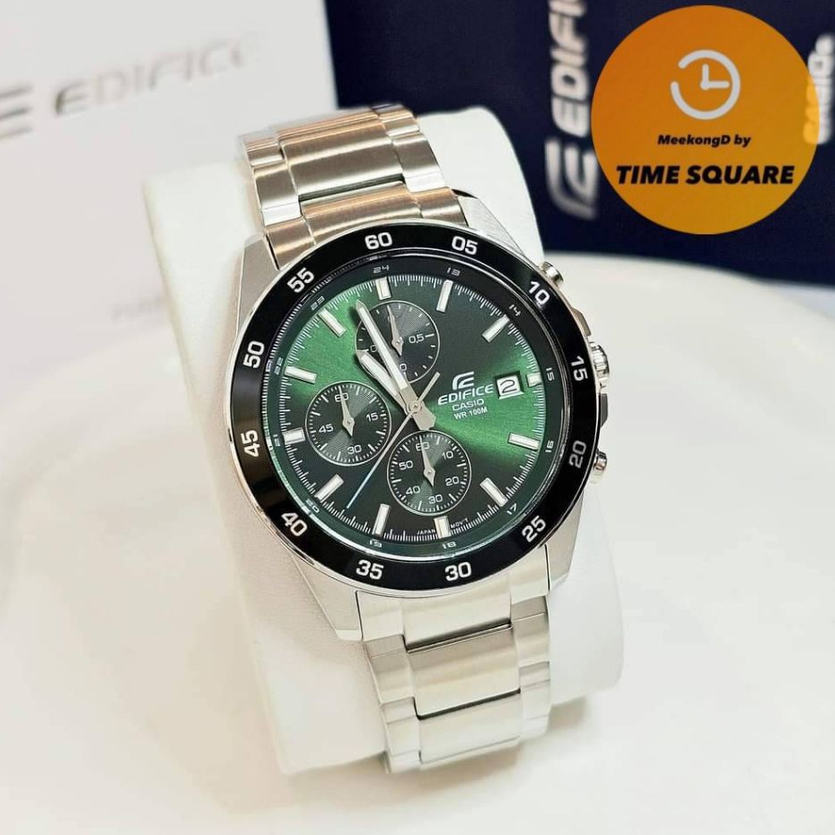 CASIO EDIFICE EFR-526D หน้าปัด44มม. นาฬิกาชาย สายสแตนเลส กันน้ำ100เมตร เรืองแสงได้ คาสิโอแท้ รับประก