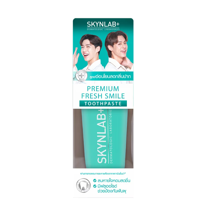SKYNLAB+ Premium Fresh Smile Toothpaste ยาสีฟัน สกินแล็บ พลัส