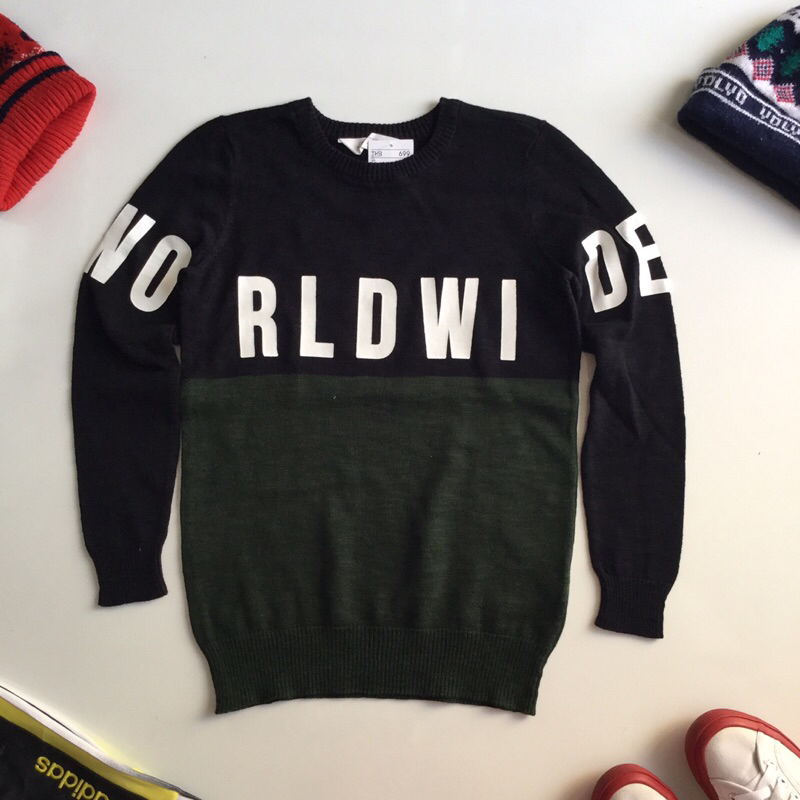 H&M sweater ไหมพรม แท้