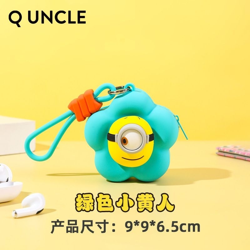 กระเป๋าใส่เหรียญ Minion สินค้าลิขสิทธิ์​แท้💯💯💯 งานซิลิโคน นุ่มนิ่ม​ ขนาด​ 9x9x6.5cm. มี 4 สี ราคาชิ้นละ 159 บาท - รูปที่ 5