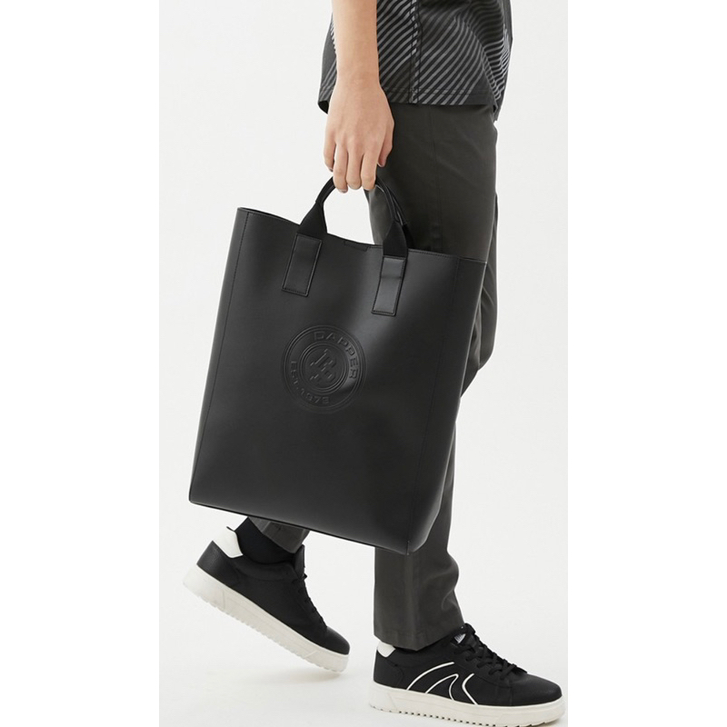 Dapper กระเป๋าถือผู้ชาย Logo Stamp Tote bag ของแท้จากห้าง(สินค้าใหม่ชีลอยู่ในถุงพลาสติก)