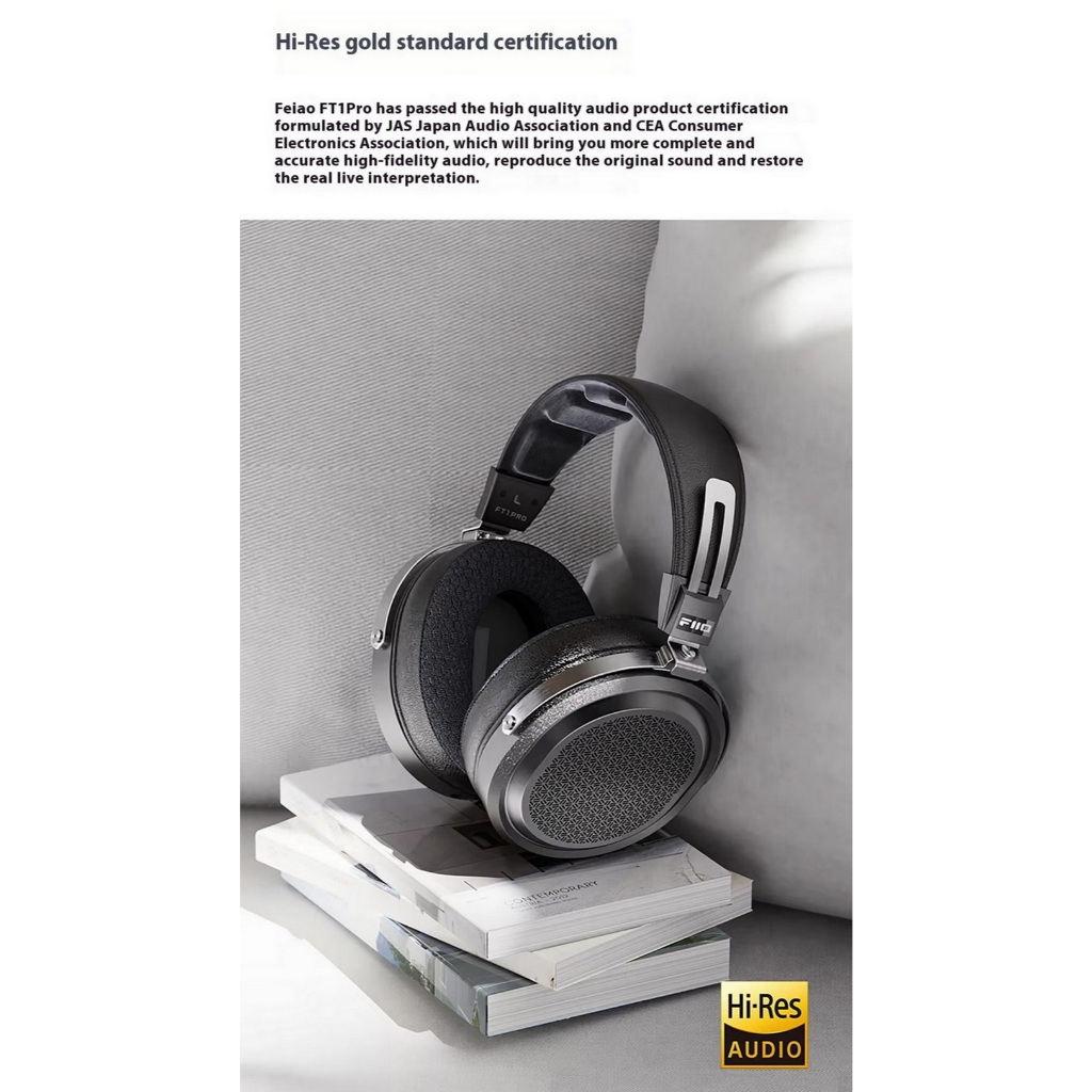 [ประกันศูนย์ไทย] FiiO FT1 PRO หูฟัง Headphones ไดรเวอร์ Planar เวทีเสียงกว้าง รองรับ Hi-Res