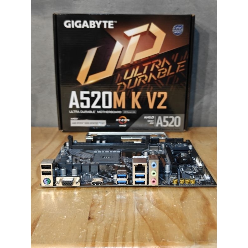 เมนบอร์ด Gigabyte A520M K V2 มือสอง มีประกัน