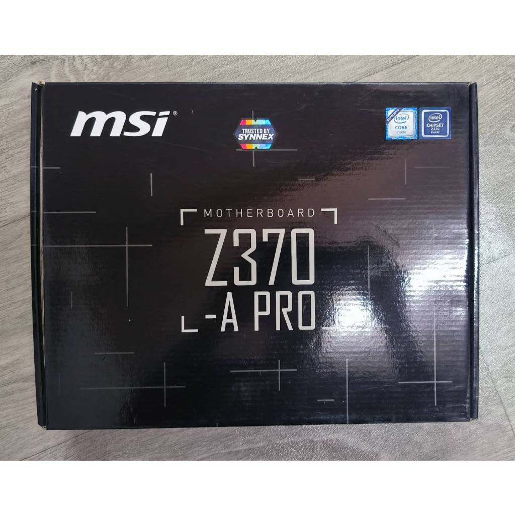 MSI Z370A PRO มือสอง สภาพดีมาก มีฝาหลัง พร้อมกล่อง