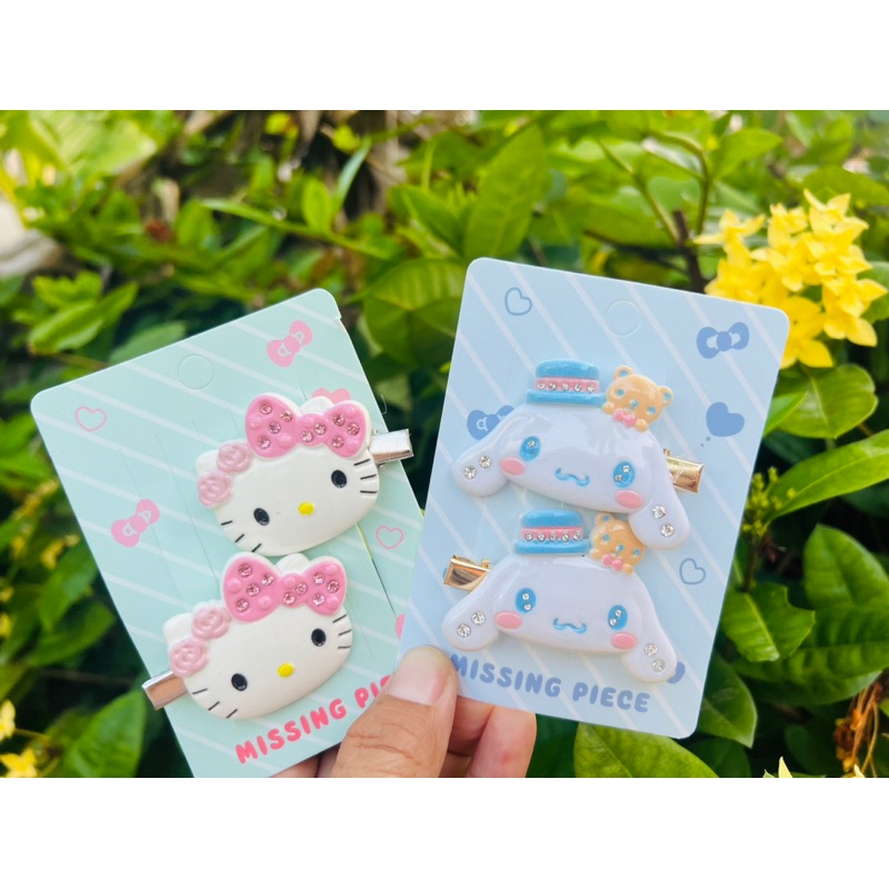 กิ๊บติดผม กิ๊บซานริโอ้น่ารักม๊าก กิ๊บติดผมลายการ์ตูนเชต 3 ชิ้น คุ้มมาก 🌸🎀