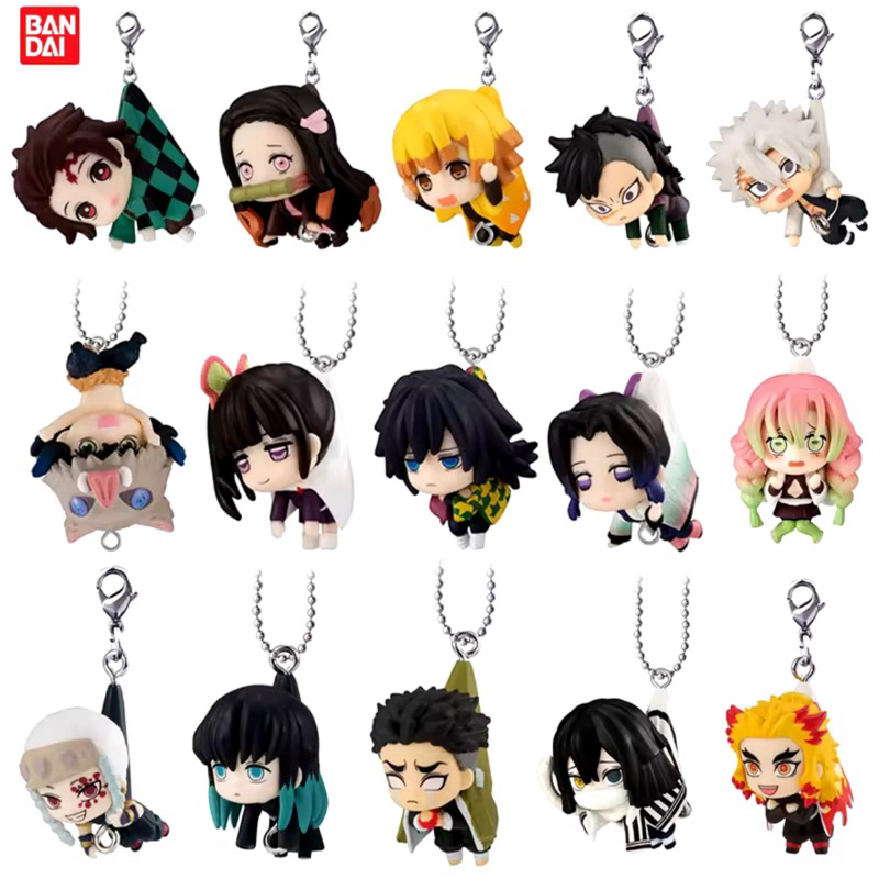 [ พร้อมส่ง/มือ 1 ] Demon Slayer | Kimetsu no Yaiba กาชาปองดาบพิฆาตอสูร พวงกุญแจดึงหลังเซนอิตสึ เนซึโ