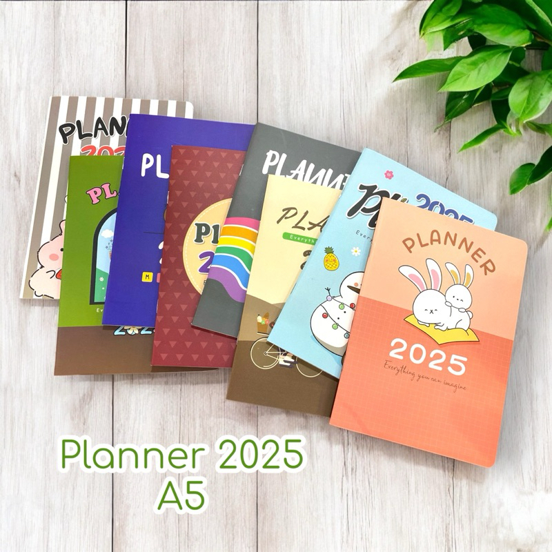 A5 สมุดแพลนเนอร์ 2568 PLANNER 2025 26 แผ่นรวมปก 8859729240011
