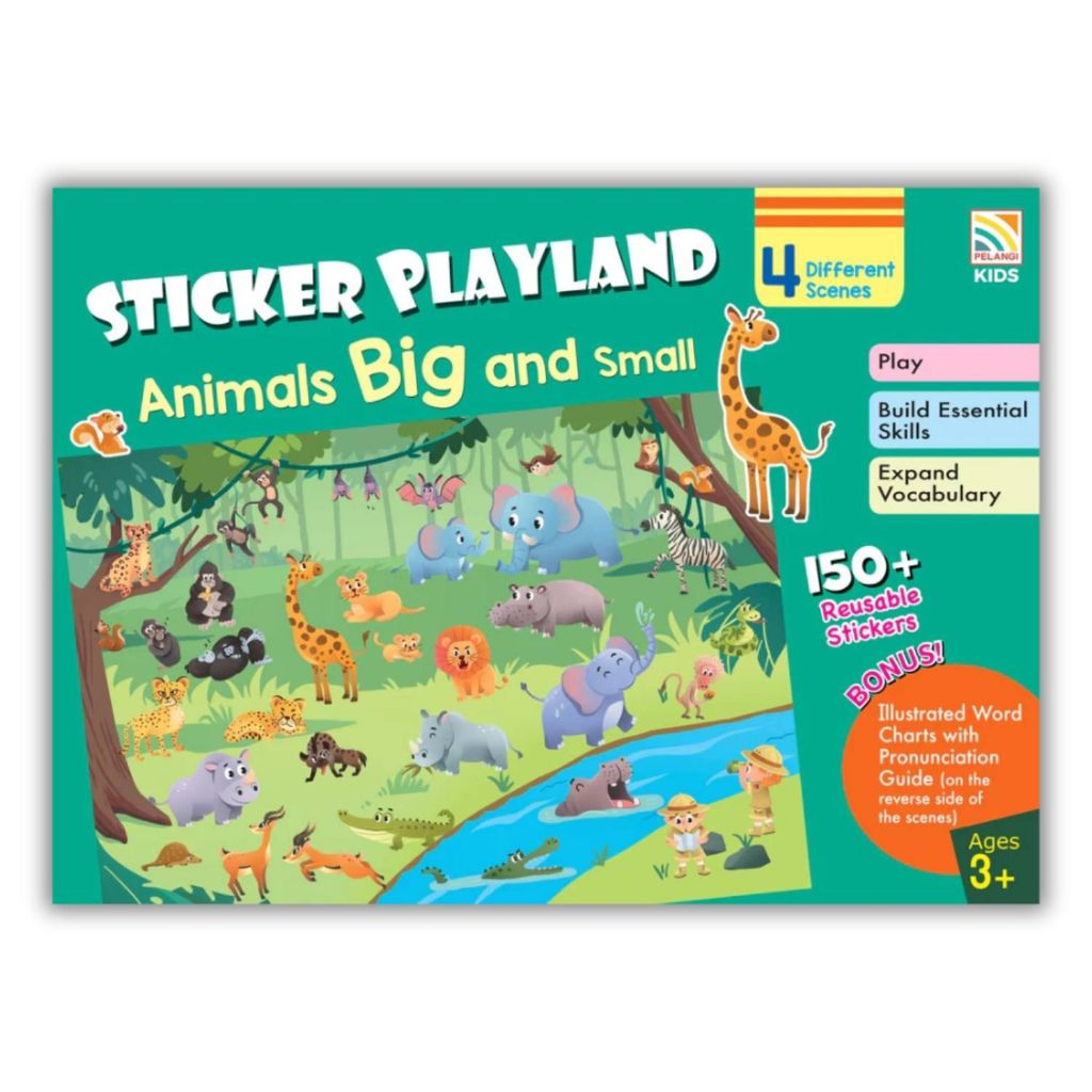 Sticker Playland - Animals Big And Small