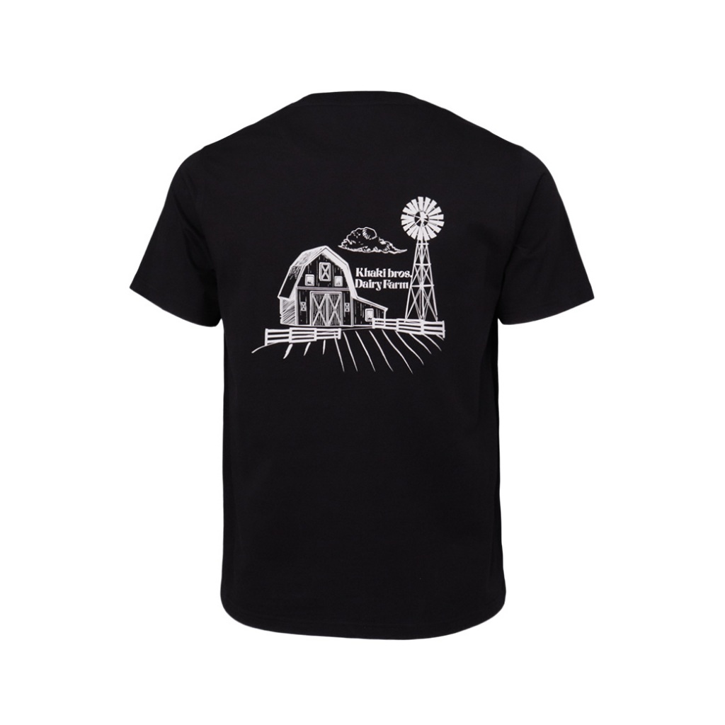 Khaki Bros. – คาคิบรอส – Round neck t-shirt regular fit – เสื้อยืดคอกลม – KM24K071