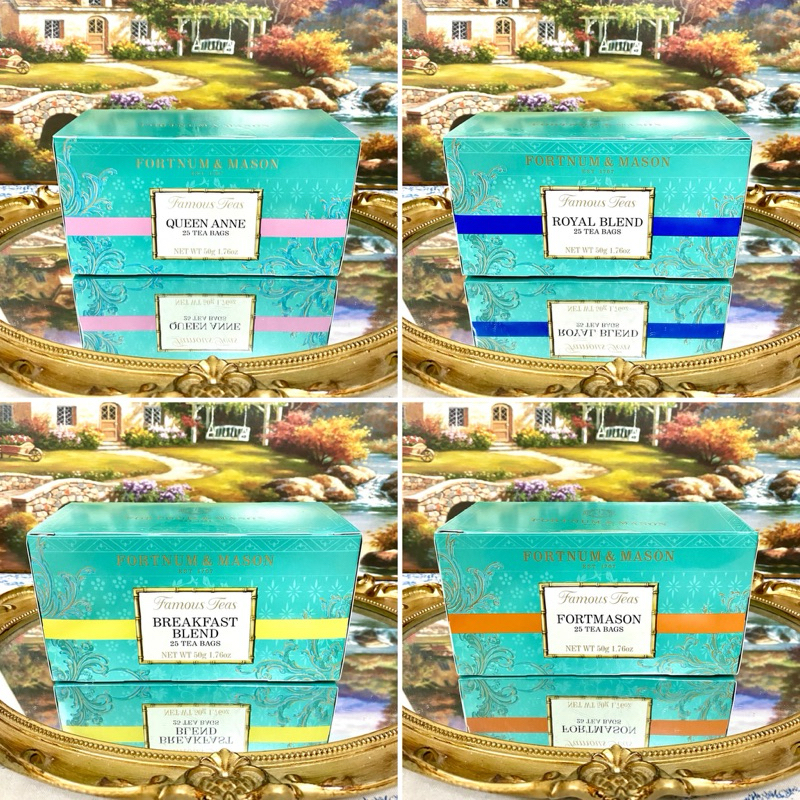 นำเข้าจากญี่ปุ่น Fortnum & Mason Famous Teas ชา 25ซอง/กล่อง