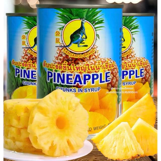 ส่งไว/ส่งฟรี สับปะรด​ในน้ำเชื่อม สับปะรด​กระป๋อง​ สับปะรด Pine​ Apple​ in Syrub 6 กระป๋อง ผลไม้​กระป๋อง​ หวานอร่อย malee