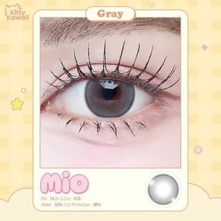 คอนแทคเลนส์ Mio Brown / Gray (Kitty Kawaii) ขนาดมินิ 🌷 ตาหวาน ละมุนแบบมีมิติ
