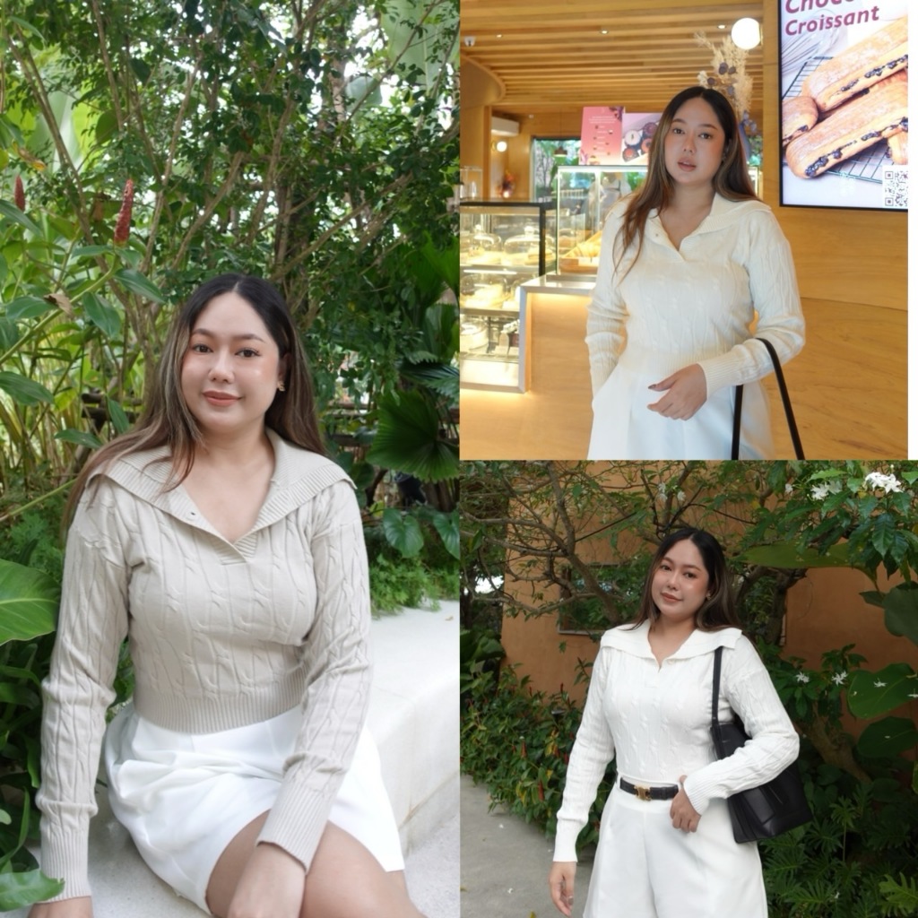 Classy Long Sleeve เสื้อคอปกแขนยาว ผ้า Knit ให้ลุค Old Money