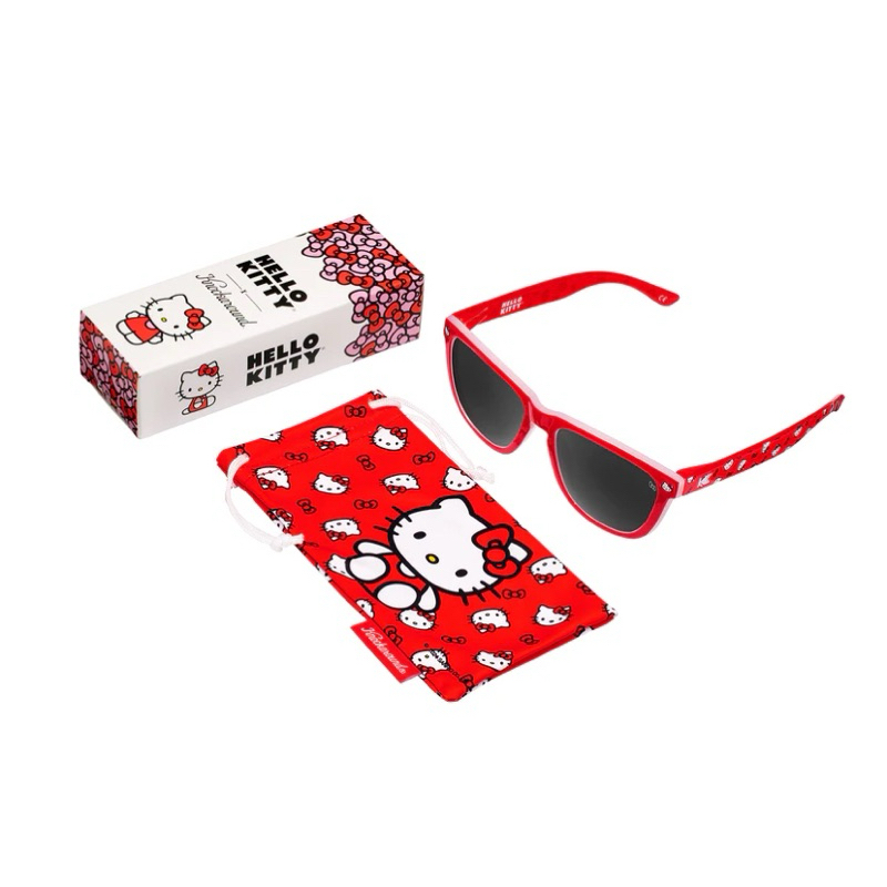พร้อมส่ง!!! Knockaround คอลพิเศษ ฉลองครบ 50 ปี แว่นกันแดด คิตตี้ uv400 Hello Kitty Sunglasses