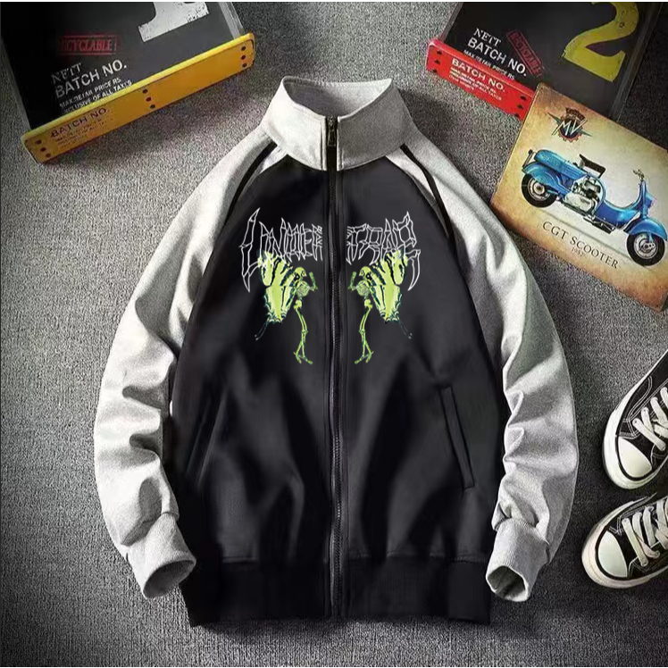 เสื้อแจ็คเก็ต มีซิป Clothing Man ผู้ชาย Jackets Y21