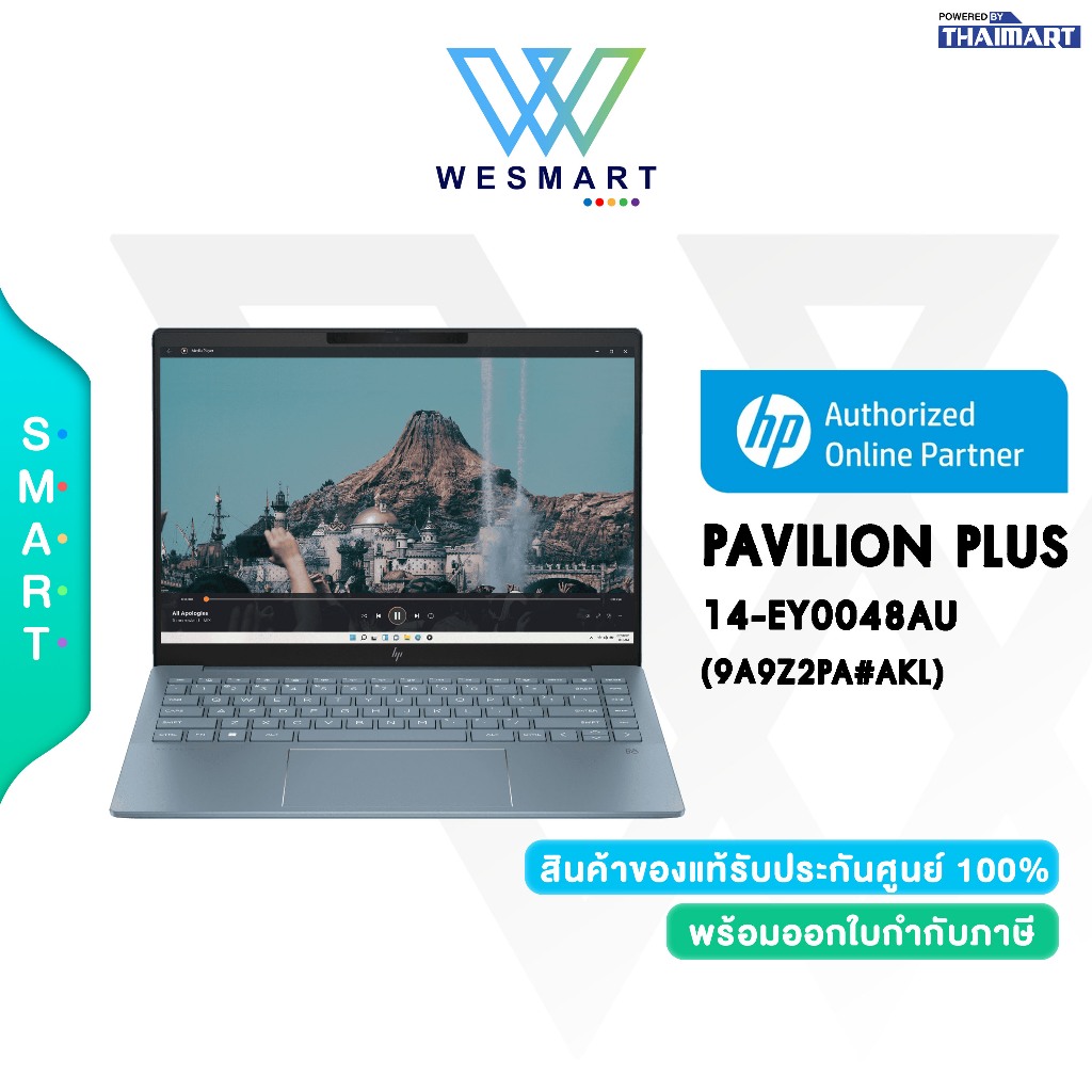HP Pavilion Plus 14-ey0048AU (9A9Z2PA#AKL) :Ryzen7 7840U/Radeon 780M/16GB DDR5/1TB SSD/14"2.2K,OLED/