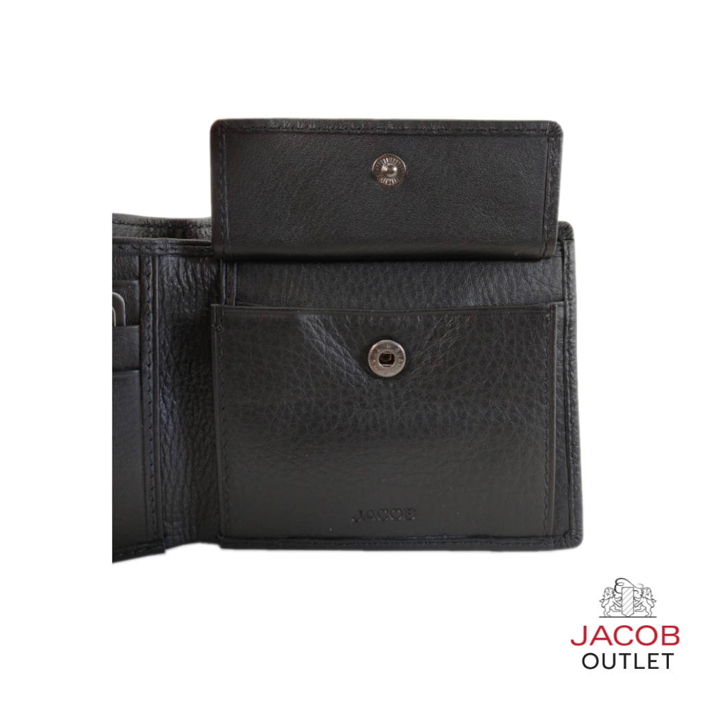 JACOB กระเป๋าสตางค์ชายพร้อมช่องเก็บเหรียญ - รุ่น SMITH 22180
