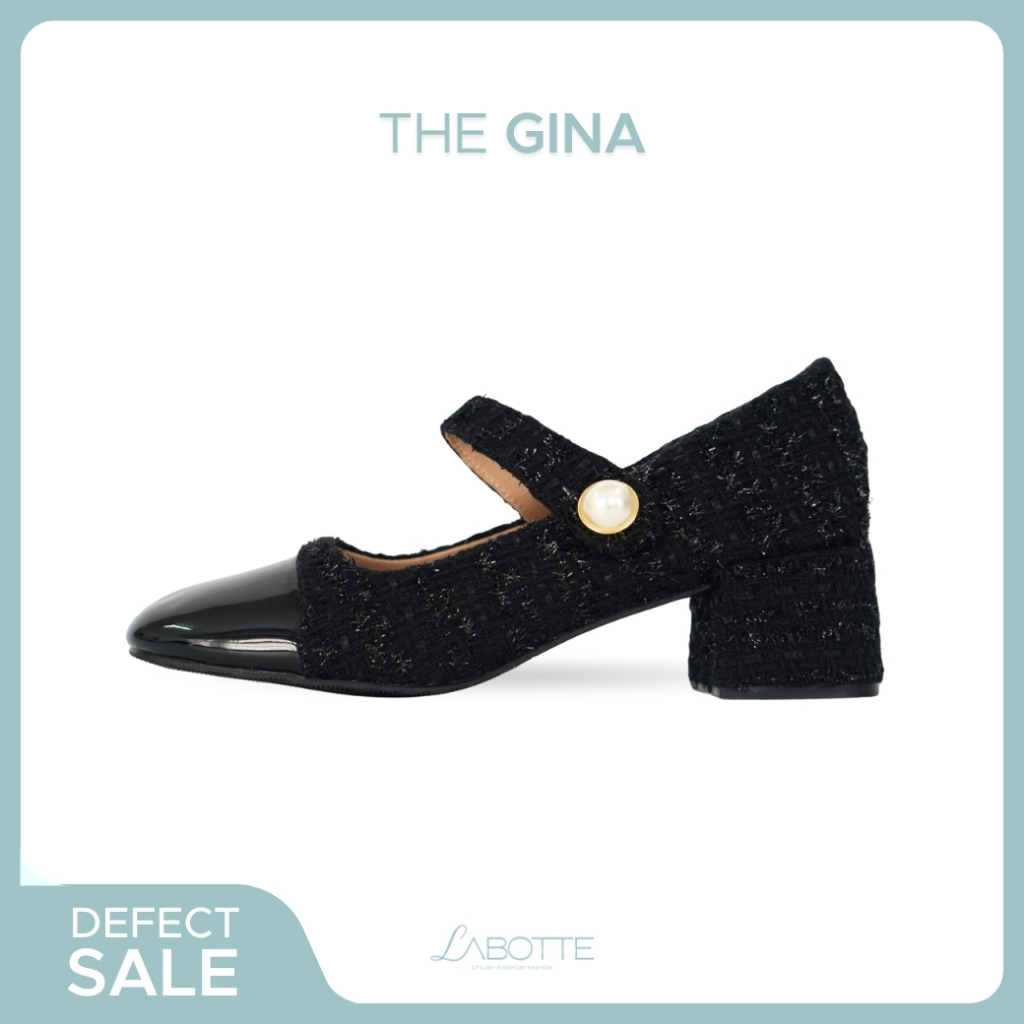 The Gina (Defect) - Labotte.bkk รองเท้าแมรี่เจน รองเท้า Y2K Mary Jane Shoes (1768-22)