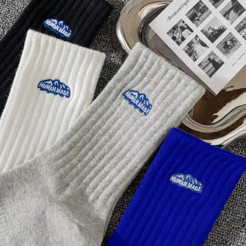 (ได้รับ 2-3 วัน) จัดส่งจากประเทศไทย~กีฬาถุงเท้าผ้าฝ้ายระบายอากาศผู้ชายและผู้หญิงถุงเท้าสูงน่อง - รูปที่ 3