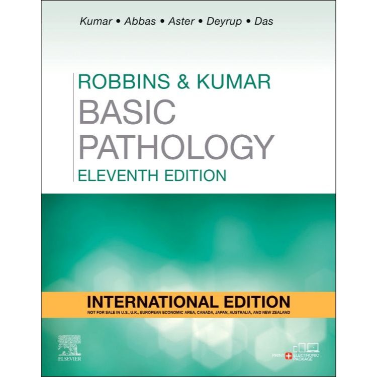 Robbins & Kumar Basic Pathology (Robbins Pathology) ,11ed -  IE - ISBN : 9780323790192