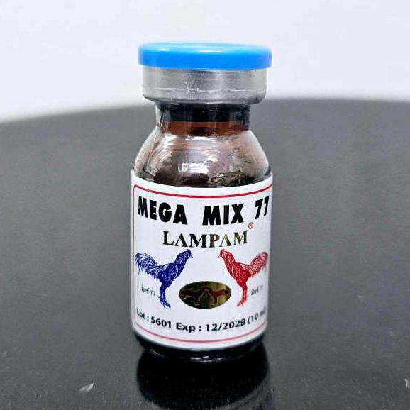 LAMPAM MIX77 อาหารเสริมไก่ชน บำรุงกระดูกและกล้ามเนื้อ (10ml)
