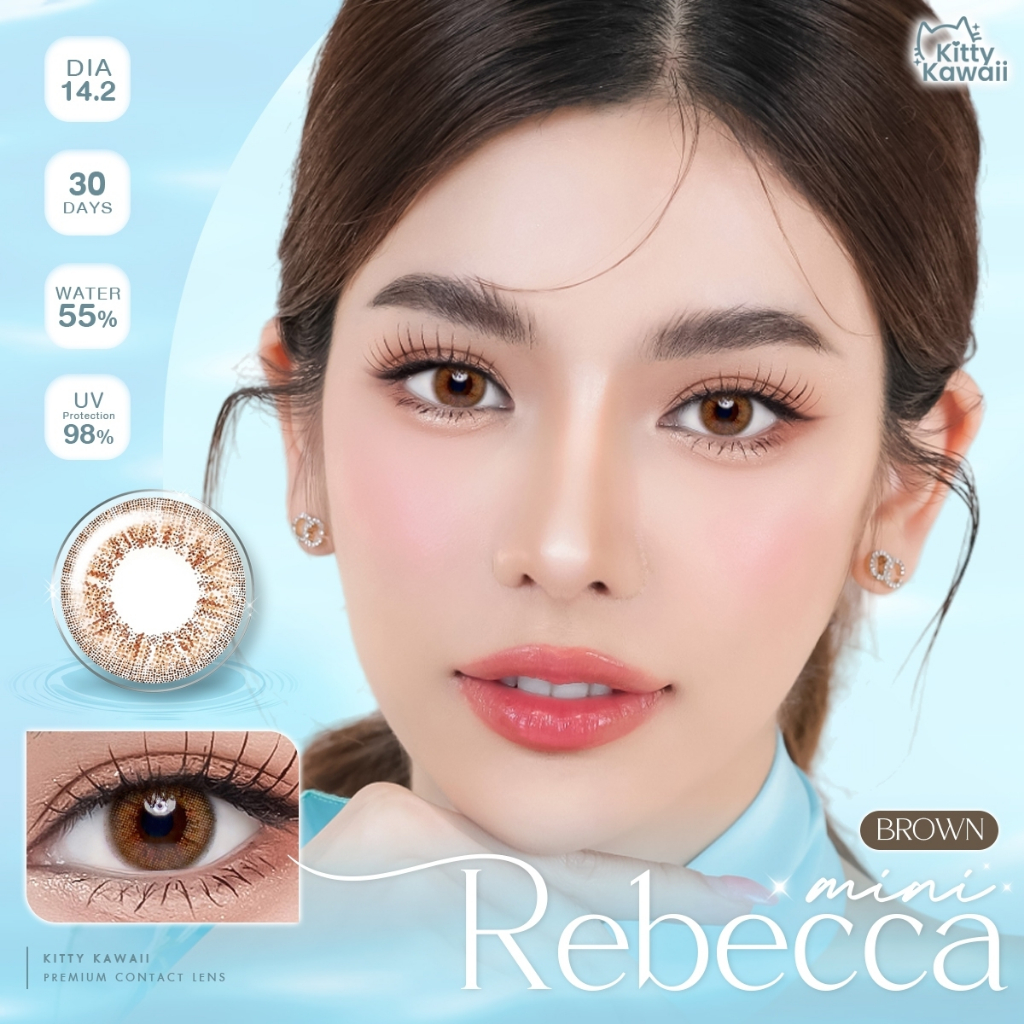 Kitty Kawaii Contact Lens : Mini Rebecca - คอนแทคเลนส์รายเดือนคิตตี้ คาวาอิ พัส (VIAL) - รูปที่ 3