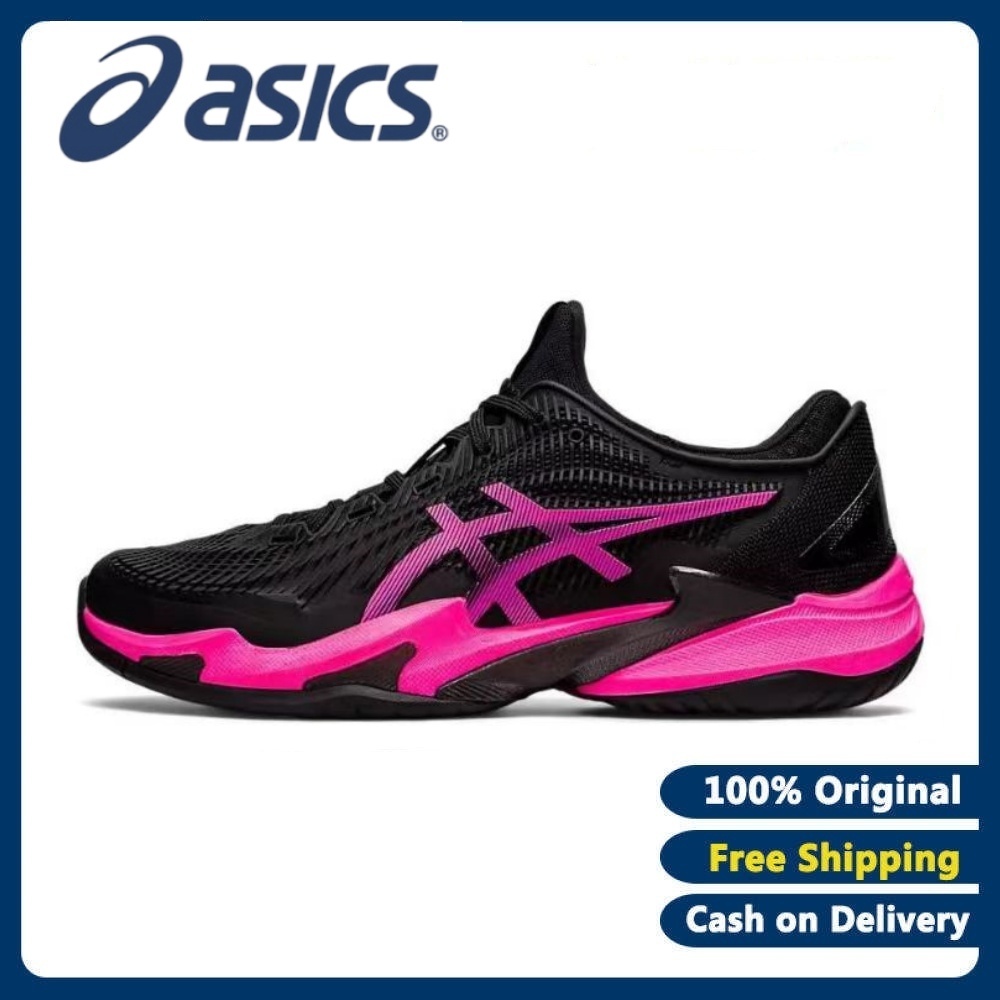 【100% Authentic】Court FF 3 Bright Pink Men’s Professional Volleyball Shoes