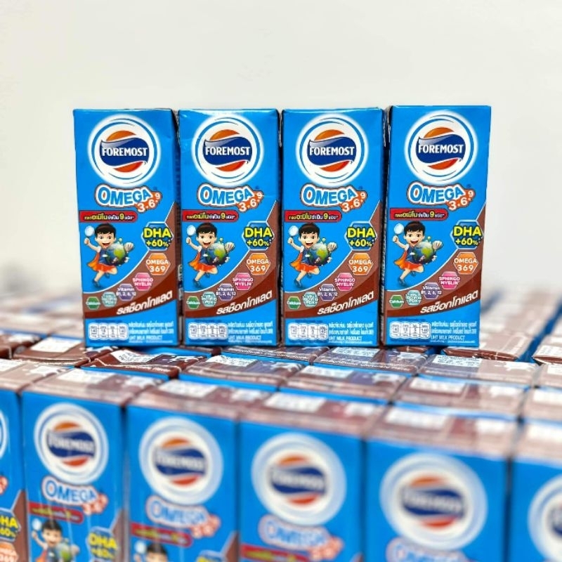 นม​โฟร์โมสต์​ โอ​เมก้า​369​ รส​ช็อกโกแลต​180​ มล.​(1ลัง) - รูปที่ 4