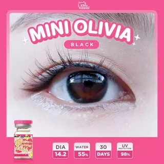 Kitty Kawaii Contact Lens : Mini Olivia Blue / Green / Black - คอนแทคเลนส์คิตตี้ คาวาอิ พัส (VIAL)