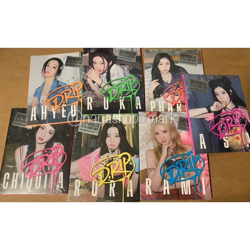 พร้อมส่ง 🌻 อัลบั้ม BABYMONSTER - DRIP ไม่แกะซีล Yg tag ver