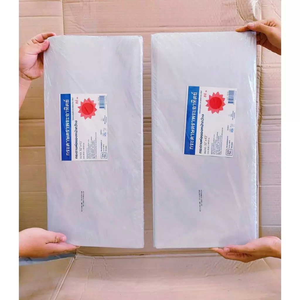 (ชุดละ 2 แพค) กระดาษซับน้ำมัน กระดาษรองกล้วยทอด กระดาษรองของทอด ขนาดใหญ่ 32x43 นิ้ว แพคละ 1 กิโลกรัม