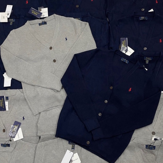 RL Polo Cardigan เสื้อคาร์ดิแกนไหมพรมแขนยาว กระดุมหน้า ทรงสวยมากก
